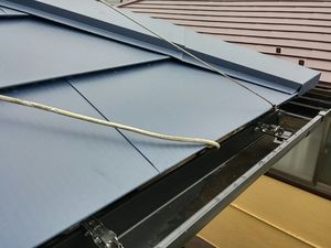 調布市多摩川で屋根の葺き替え工事完了検査
