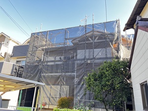 神奈川区片倉町　S様邸外壁塗装工事